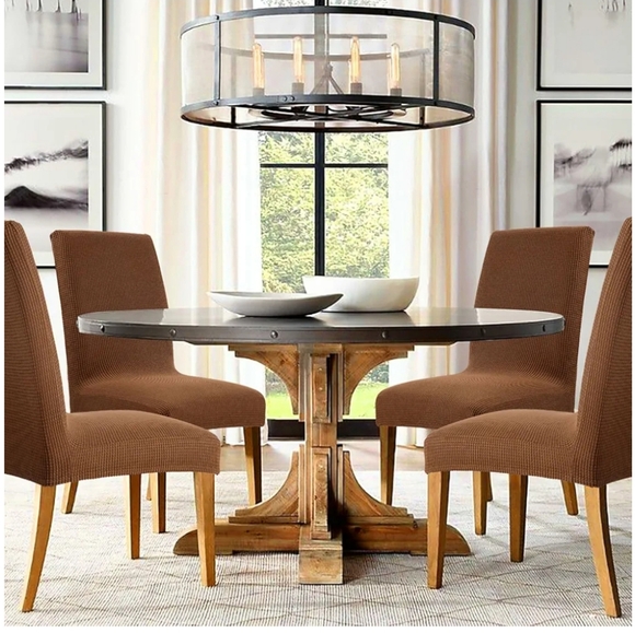 BESBESME Dining Chair CoversWashable Stretch Parson Slipcovers Kitchen removable - Picture 4 of 7